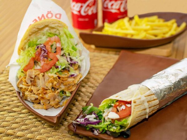 1 Durum+1 Kebab+ Patata+1L. Coca Cola